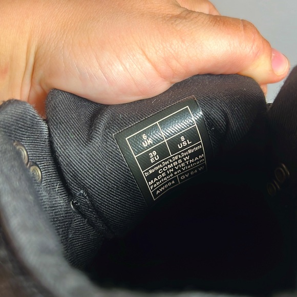 Dr Martens Combs Poly Casual Boots Sz 8 US - Picture 9 of 12